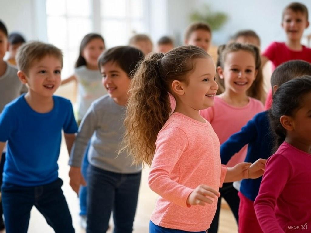 Children playing with movement. Rolfing at Center of Integration in Lutz Florida.